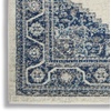 image:imageNourison Home Traditional Vintage Traditional Ivory Blue 53 x 73 Area Rug Easy Clean Non Shedding Bed Room Living Room Dining Room Kitchen 5x7Ivory Blue
