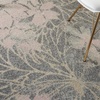 image:imageNourison Home Tranquil Grey Pink 8 x 10 Area Rug  Easy Clean Non Shedding Bed Room Living Room Dining Room Kitchen 8 x 10GreyPink