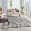 image:imageNourison Home Tranquil Ivory 810 x 1110 Area Rug  Easy Clean Non Shedding Bed Room Living Room Dining Room Kitchen 9 x 12GreyBeige