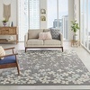 image:imageNourison Home Tranquil Ivory 810 x 1110 Area Rug  Easy Clean Non Shedding Bed Room Living Room Dining Room Kitchen 9 x 12GreyBeige