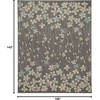 image:imageNourison Home Tranquil Ivory 810 x 1110 Area Rug  Easy Clean Non Shedding Bed Room Living Room Dining Room Kitchen 9 x 12GreyBeige