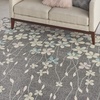 image:imageNourison Home Tranquil Ivory 810 x 1110 Area Rug  Easy Clean Non Shedding Bed Room Living Room Dining Room Kitchen 9 x 12GreyBeige