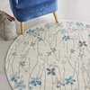 image:imageNourison Home Tranquil Ivory 810 x 1110 Area Rug  Easy Clean Non Shedding Bed Room Living Room Dining Room Kitchen 9 x 12Ivory
