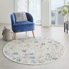image:imageNourison Home Tranquil Ivory 810 x 1110 Area Rug  Easy Clean Non Shedding Bed Room Living Room Dining Room Kitchen 9 x 12Ivory