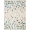 image:imageNourison Home Tranquil Ivory 810 x 1110 Area Rug  Easy Clean Non Shedding Bed Room Living Room Dining Room Kitchen 9 x 12Ivory