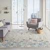 image:imageNourison Home Tranquil Ivory 810 x 1110 Area Rug  Easy Clean Non Shedding Bed Room Living Room Dining Room Kitchen 9 x 12Ivory