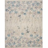 image:imageNourison Home Tranquil Ivory 810 x 1110 Area Rug  Easy Clean Non Shedding Bed Room Living Room Dining Room Kitchen 9 x 12Ivory
