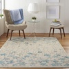 image:imageNourison Home Tranquil Ivory 810 x 1110 Area Rug  Easy Clean Non Shedding Bed Room Living Room Dining Room Kitchen 9 x 12Ivory
