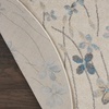 image:imageNourison Home Tranquil Ivory 810 x 1110 Area Rug  Easy Clean Non Shedding Bed Room Living Room Dining Room Kitchen 9 x 12Ivory