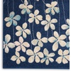 image:imageNourison Home Tranquil Ivory 810 x 1110 Area Rug  Easy Clean Non Shedding Bed Room Living Room Dining Room Kitchen 9 x 12Navy