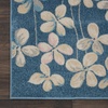 image:imageNourison Home Tranquil Ivory 810 x 1110 Area Rug  Easy Clean Non Shedding Bed Room Living Room Dining Room Kitchen 9 x 12Turquoise