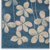image:imageNourison Home Tranquil Ivory 810 x 1110 Area Rug  Easy Clean Non Shedding Bed Room Living Room Dining Room Kitchen 9 x 12Turquoise