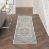 image:imageNourison Home Tranquil IvoryGrey 8 x 10 Area Rug  Easy Clean Non Shedding Bed Room Living Room Dining Room Kitchen 8 x 10IvoryGrey