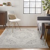 image:imageNourison Home Tranquil IvoryGrey 8 x 10 Area Rug  Easy Clean Non Shedding Bed Room Living Room Dining Room Kitchen 8 x 10IvoryGrey