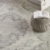 image:imageNourison Home Tranquil IvoryGrey 8 x 10 Area Rug  Easy Clean Non Shedding Bed Room Living Room Dining Room Kitchen 8 x 10IvoryGrey