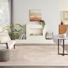 image:imageNourison Home Tranquil IvoryGrey 8 x 10 Area Rug  Easy Clean Non Shedding Bed Room Living Room Dining Room Kitchen 8 x 10IvoryPink
