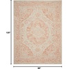 image:imageNourison Home Tranquil IvoryGrey 8 x 10 Area Rug  Easy Clean Non Shedding Bed Room Living Room Dining Room Kitchen 8 x 10IvoryPink