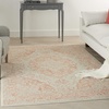 image:imageNourison Home Tranquil IvoryGrey 8 x 10 Area Rug  Easy Clean Non Shedding Bed Room Living Room Dining Room Kitchen 8 x 10IvoryPink