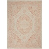 image:imageNourison Home Tranquil IvoryGrey 8 x 10 Area Rug  Easy Clean Non Shedding Bed Room Living Room Dining Room Kitchen 8 x 10IvoryPink