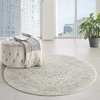 image:imageNourison Home Tranquil IvoryLight Blue 8 x 10 Area Rug  Easy Clean Non Shedding Bed Room Living Room Dining Room Kitchen 8 x 10Ivory Pink