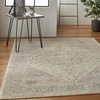 image:imageNourison Home Tranquil IvoryLight Blue 8 x 10 Area Rug  Easy Clean Non Shedding Bed Room Living Room Dining Room Kitchen 8 x 10Ivory Pink