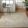 image:imageNourison Home Tranquil IvoryLight Blue 8 x 10 Area Rug  Easy Clean Non Shedding Bed Room Living Room Dining Room Kitchen 8 x 10Ivory Pink