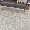 image:imageNourison Home Tranquil IvoryLight Blue 8 x 10 Area Rug  Easy Clean Non Shedding Bed Room Living Room Dining Room Kitchen 8 x 10Ivory Pink