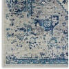 image:imageNourison Home Tranquil IvoryLight Blue 8 x 10 Area Rug  Easy Clean Non Shedding Bed Room Living Room Dining Room Kitchen 8 x 10IvoryLight Blue