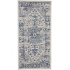 image:imageNourison Home Tranquil IvoryLight Blue 8 x 10 Area Rug  Easy Clean Non Shedding Bed Room Living Room Dining Room Kitchen 8 x 10IvoryLight Blue