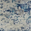 image:imageNourison Home Tranquil IvoryLight Blue 8 x 10 Area Rug  Easy Clean Non Shedding Bed Room Living Room Dining Room Kitchen 8 x 10IvoryLight Blue