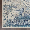 image:imageNourison Home Tranquil IvoryLight Blue 8 x 10 Area Rug  Easy Clean Non Shedding Bed Room Living Room Dining Room Kitchen 8 x 10IvoryLight Blue