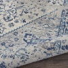 image:imageNourison Home Tranquil IvoryLight Blue 8 x 10 Area Rug  Easy Clean Non Shedding Bed Room Living Room Dining Room Kitchen 8 x 10IvoryLight Blue