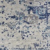 image:imageNourison Home Tranquil IvoryLight Blue 8 x 10 Area Rug  Easy Clean Non Shedding Bed Room Living Room Dining Room Kitchen 8 x 10IvoryLight Blue