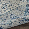 image:imageNourison Home Tranquil IvoryLight Blue 8 x 10 Area Rug  Easy Clean Non Shedding Bed Room Living Room Dining Room Kitchen 8 x 10IvoryLight Blue
