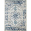 image:imageNourison Home Tranquil IvoryLight Blue 8 x 10 Area Rug  Easy Clean Non Shedding Bed Room Living Room Dining Room Kitchen 8 x 10IvoryLight Blue