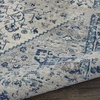 image:imageNourison Home Tranquil IvoryLight Blue 8 x 10 Area Rug  Easy Clean Non Shedding Bed Room Living Room Dining Room Kitchen 8 x 10IvoryLight Blue