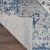 image:imageNourison Home Tranquil IvoryLight Blue 8 x 10 Area Rug  Easy Clean Non Shedding Bed Room Living Room Dining Room Kitchen 8 x 10IvoryLight Blue