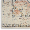 image:imageNourison Home Tranquil IvoryLight Blue 8 x 10 Area Rug  Easy Clean Non Shedding Bed Room Living Room Dining Room Kitchen 8 x 10IvoryMulticolor