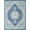 image:imageNourison Home Tranquil IvoryLight Blue 8 x 10 Area Rug  Easy Clean Non Shedding Bed Room Living Room Dining Room Kitchen 8 x 10IvoryNavy