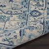 image:imageNourison Home Tranquil IvoryLight Blue 8 x 10 Area Rug  Easy Clean Non Shedding Bed Room Living Room Dining Room Kitchen 8 x 10IvoryNavy