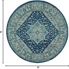 image:imageNourison Home Tranquil IvoryLight Blue 8 x 10 Area Rug  Easy Clean Non Shedding Bed Room Living Room Dining Room Kitchen 8 x 10IvoryNavy