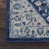 image:imageNourison Home Tranquil IvoryLight Blue 8 x 10 Area Rug  Easy Clean Non Shedding Bed Room Living Room Dining Room Kitchen 8 x 10IvoryNavy