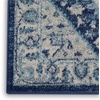 image:imageNourison Home Tranquil IvoryLight Blue 8 x 10 Area Rug  Easy Clean Non Shedding Bed Room Living Room Dining Room Kitchen 8 x 10IvoryNavy