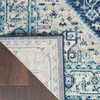 image:imageNourison Home Tranquil IvoryLight Blue 8 x 10 Area Rug  Easy Clean Non Shedding Bed Room Living Room Dining Room Kitchen 8 x 10IvoryNavy