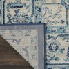 image:imageNourison Home Tranquil IvoryLight Blue 8 x 10 Area Rug  Easy Clean Non Shedding Bed Room Living Room Dining Room Kitchen 8 x 10IvoryNavy