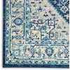 image:imageNourison Home Tranquil IvoryLight Blue 8 x 10 Area Rug  Easy Clean Non Shedding Bed Room Living Room Dining Room Kitchen 8 x 10IvoryNavy