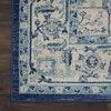 image:imageNourison Home Tranquil IvoryLight Blue 8 x 10 Area Rug  Easy Clean Non Shedding Bed Room Living Room Dining Room Kitchen 8 x 10IvoryNavy