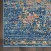 image:imageNourison Home Tranquil IvoryLight Blue 8 x 10 Area Rug  Easy Clean Non Shedding Bed Room Living Room Dining Room Kitchen 8 x 10Navy Blue