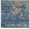 image:imageNourison Home Tranquil IvoryLight Blue 8 x 10 Area Rug  Easy Clean Non Shedding Bed Room Living Room Dining Room Kitchen 8 x 10Navy Blue
