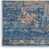 image:imageNourison Home Tranquil IvoryLight Blue 8 x 10 Area Rug  Easy Clean Non Shedding Bed Room Living Room Dining Room Kitchen 8 x 10Navy Blue